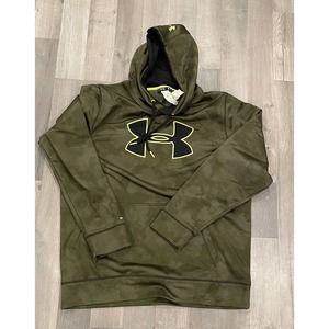 Green/Lime Under Armor Pullover Hoodie XL